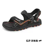 G.P【TANK】重裝磁扣涼鞋(G2375-42)橘黑(SIZE:37-44)GP 涼鞋 戶外 阿亮 卜學亮