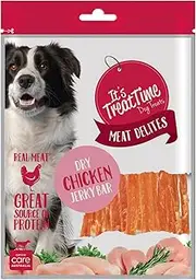 Meat Delites Chicken Jerky Bar Dog Treat, 100G, Real Meat, Great Source of Protein, Tartar Control, Suitable for All Dogs