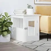 Dog Crate Furniture White 45x62x59 cm Engineered Wood,Dog Houses 18.06KG-838309