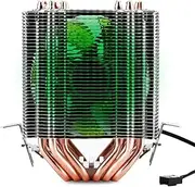 Temperature Control 6 Heatpipe CPU Cooler Quiet 800-2200 Revolutions CPU Cooler for AMD/, 800-2200 Revolutions per Minute, Quiet Heat Dissipation