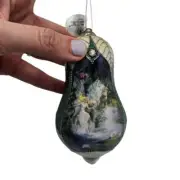 Bradford Editions Heirloom Porcelain Unicorn Christmas Ornament DISCOVER
