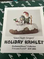 1993 Fitz And Floyd Holiday Hamlet Silent Night Singers Figurine