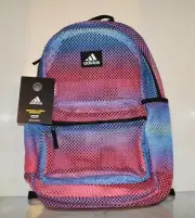adidas Hermosa II Mesh Backpack Real Pink/Blue A5151502 NWT
