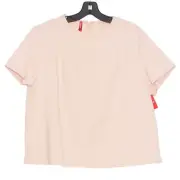 NWT Spanx Top Perfect Funnel Minimalist Girly Feminine Stretchy Pale Pink XL