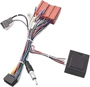 Pexorin Car Radio Stereo Wiring Harness Cable Adapter Android 16pin, for Mazda, 3 2006-2015 5 6 8 CX-7 Car Radio Wiring