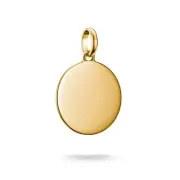 Genuine THOMAS SABO Connect Charm large coin Gold