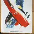 Paul Jenkins Poster, Print 1980 Phenomena Bonjour Voltaire Elaine Horowitch Gall