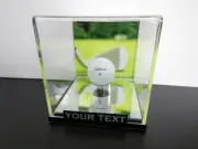 Golf Ball Mirror Display Case - Masters PGA Memorabilia Hole in One Lego