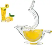 Bird Lemon Squeezer, Lemon Juicer Acrylic Manual Juice Lime Squeezer Bird Shape Lemon Slice Wedge Squeezer, Ergonomic Portable Fruit Juicer for O