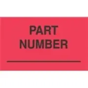 1000 - #DL3201 3x5" Part Number Label