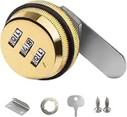 3 Digit Lock - 3 Digit Code Combination Password Lock | Mechanical Drawer Combination Lock for Door Cabinet Drawer, Warehouse Garage Tool Box