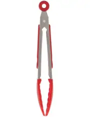 [The Cooks Collective] Mini Tongs With Silicone Tip 17cm in Red
