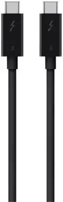 BELKIN - Thunderbolt 3 (USB-C) 40Gbps Male to Male Lead, 0.8m Black