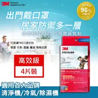 在飛比找PChome24h購物優惠-3M 高效級靜電空氣濾網-片裝