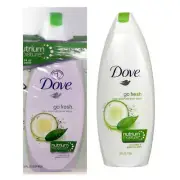 One Dove go fresh Cool Moisture Cucumber & Green Tea Body Wash 24 oz