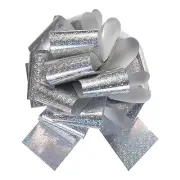 12 Inch Giant Large Pull Bow Big Glitter Metallic Car Bows Ribbon for Wedding...