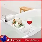 Adjustable Bath Tub Rack Bathroom Shelf Shower Tidy Tray Storage Caddy DIY Hold