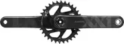 SRAM Crank XX1 Eagle Carbon Fat Bike 5" DUB 170mm 30t X- Sync 2 Chainring Black