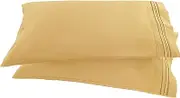 Elegant Comfort Premium Hotel Quality 2-Piece Pillowcase Set, Luxury & Softest 1500 Thread Count Egyptian Quality Bedding Pillowcases, Wrinkle and Fade Resistant