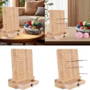 Premium Crochet Blocking Board with Storage Drawer for Knitting and Crochet