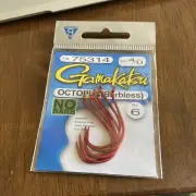 Gamakatsu Octopus Hook 4/0 Barbless Qty:6 75314 SB01