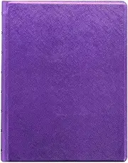 Filofax A5 Saffiano Metallic Notebook, Violet
