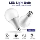 LED Bulb Bayonet Screw Lamp E27/B22 Globe Ball Cool/Warm White Home Light 6X/10X