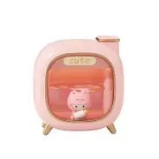 GGP Pink Usb Desktop Dual Mist Cute Humidifier With Essential Oil Diffuser, 500Ml Large Capacity, Quiet Aromatherapy Machine For Bedroom And Office