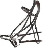 Velociti Rapida Horse Noseband Bridle (UK Size: X Full) (Havana)