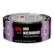 3M No Residue Duct Tape, 1.88 in x 20 yd, 1 Roll, Removes Without a Trace,...