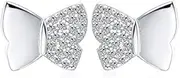 [Generic] 925 Cute Butterfly Wedding Stud Earrings for Women Fine Jewelry Made in China