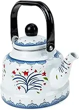 GOOHOCHY Enamel Teapot Thickened Water Boiling Kettle for Home Use for Gas and Induction Cookers Kitchen Kettle for Tea and Lovers