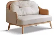 Sofas and Couches Technology Cloth Sofa Modern Minimalist Small Apartment Living Room Double Sofa Nordic Color Matching Sofa for Living Room Corner Chair Bedroom Salon Office (Color : A)