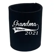 Grandma Since 2021 - Funny Novelty Stubby Holder