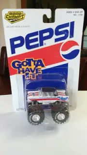 Vintage Road Champs '57 Chevy Convertible "Pepsi" Monster Truck Mint Carded
