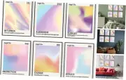 Aura Angel Number Posters Danish Pastel Room Decor for Bedroom Aesthetic