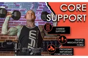 ALLIUMS Genuine Leather Weightlifting Belt for Power Lifting and Bodybuilding (Black)