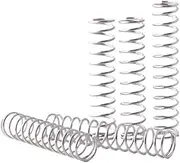5pcs 0.2mm Wire Diameter Stainless Steel Spring Compressed Springs Pushing Coil Flexible Elastic Pressure Ring 5mm-50mm Length 1.5mm-4mm OD(5mm,1.5mm)
