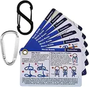 Harrison Howard Wisdom4Sure Comprehensive Knot Card Collection Horse, Outdoor, and Climbing Knots Card Set Waterproof Knot Tying Cards Ultimate Knot Guides