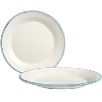 在飛比找momo購物網優惠-【IBILI】琺瑯深餐盤 淡藍23cm(餐具 器皿 盤子)