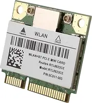 Aswalling RTL8822CE 1200Mbps 2.4G/5Ghz 802.11AC WiFi Card Network Mini PCIe Bluetooth 5.0 Support Laptop/PC 10/11