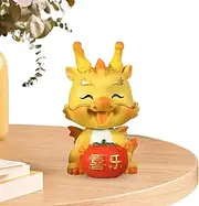 [Generic] Chinese New Year Decoration, Chinese Dragon Decor, Create A New Year’s Atmosphere Tabletop Symbol of Luck for Chinese New Year Spring Festival, Dragon Doll Decoration