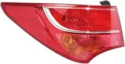 tail light Rear Bumper Tail Light Lamp Taillights Taillamp Brake Light Outer Compatible With Hyundai Santa FE IX45 2013 2014 2015(Left side,NO LED)