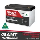 Giant 140AH 12V Lithium Deep Cycle Battery Australian Made Lithium Battery