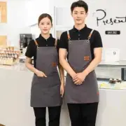 Perfessional Kitchen Waiter Apron Women Waterproof Grill Apron With Pockets