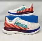 New men's 11.5 Wide Hoka Mach 5 road running sneakers White Flame 1136677 11.5W