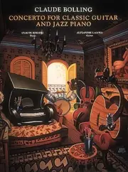 Claude Bolling Concerto for Classical Guitar and Jazz Piano Sheet Music Book