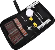 PLAFOPE Tire Repair Set Quick Fix Flat Tire Puncture Repair Kit for Car Motorcycle Truck Rv Essential Tool Box