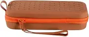 Swimming Goggle Storage Case-Silicone Material, Swimming Goggles Protective Eyeglasses with Case Portable Hole, Drain Zipper