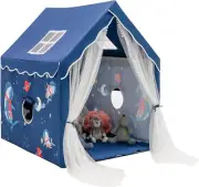 HONEY JOY Kids Playhouse with Padded Cotton Mat, Kids Play Tent for Girls Boy...